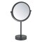 Kibi Circular Free Standing Magnifying Make Up Mirror - Matte Black KMM103MB - alternate 1